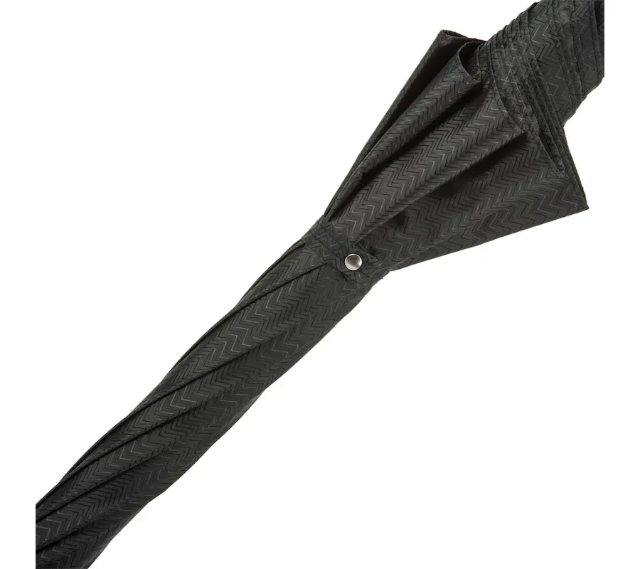 obrazek 7 Piękny stylowy czarny parasol męski z rączką w kształcie głowy barana - Pasotti