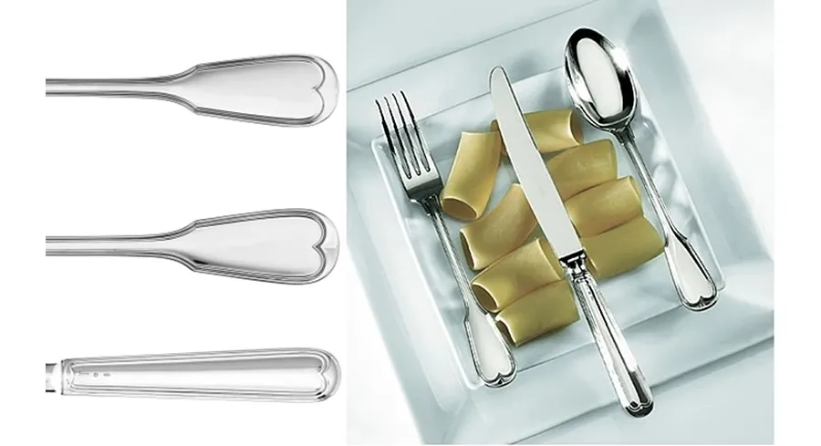obrazek 3 Srebrna łyżeczka do herbaty, z kolekcji Piemontese - próba 800 i 925 - sklep Luxury Products