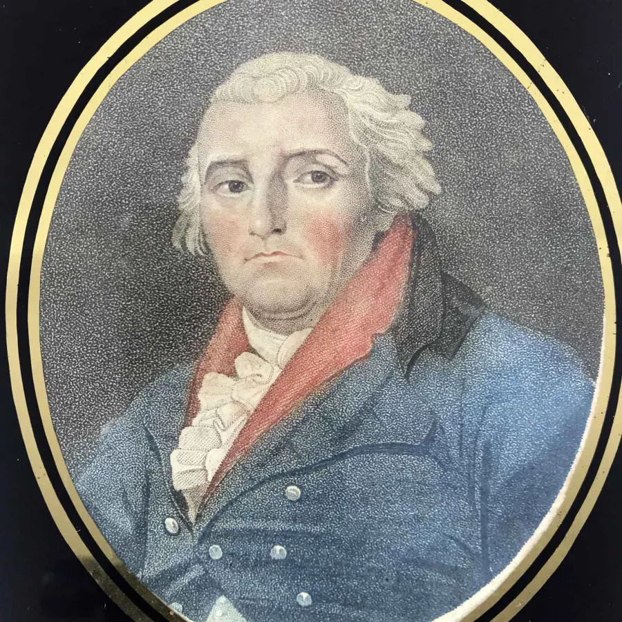 obrazek 3 Portret Philipa Jamesa de Loutherbourga - miniatura wykonana pod koniec XVIII wieku