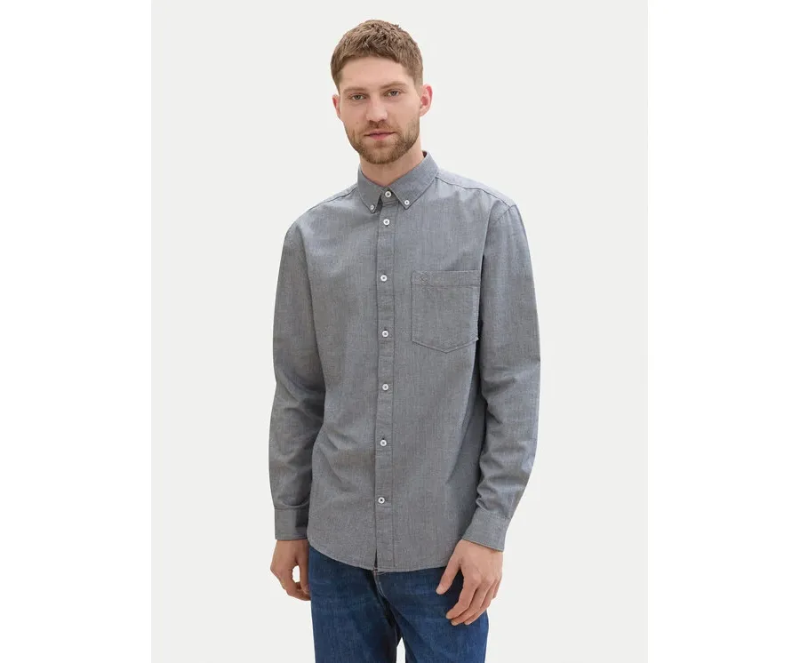 obrazek 1 Tom Tailor Koszula 1042640 Szary Regular Fit