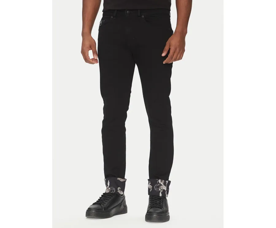 obrazek 1 Versace Jeans Couture Jeansy 78GAB5DC Czarny Slim Fit