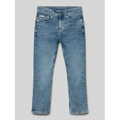 Zdjęcie Jeansy o kroju slim fit z naszywką z logo model ‘DAD’