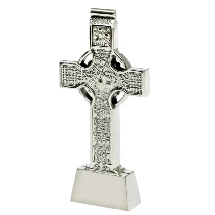 Zdjęcie Niepowtarzalna replika krzyża Muiredach High Cross z pewteru