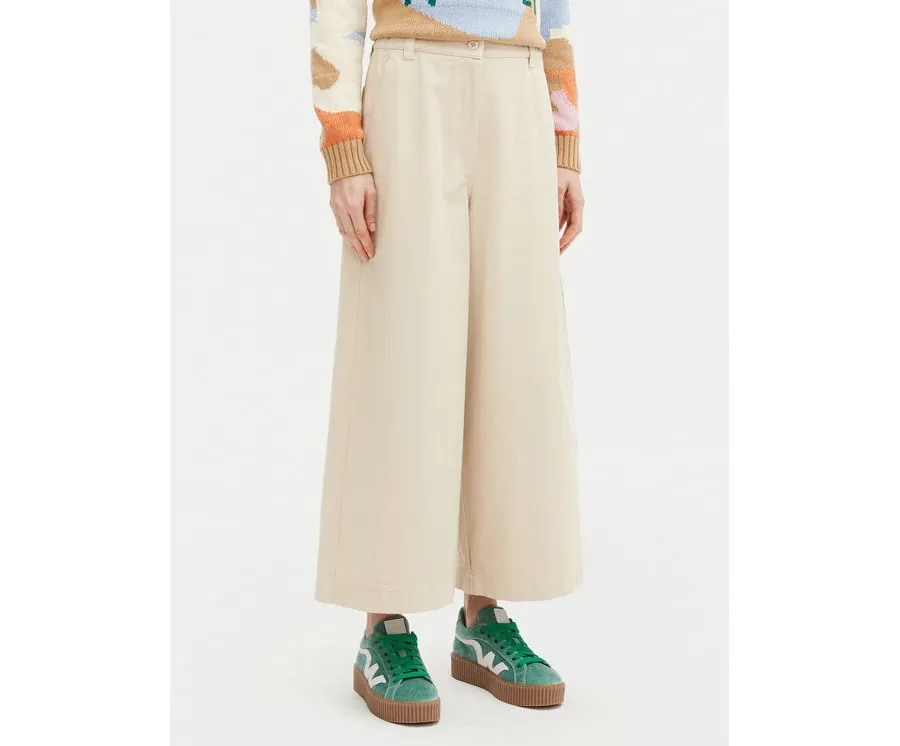 obrazek 1 Weekend Max Mara Kuloty Disco 2515131101 Beżowy Wide Leg