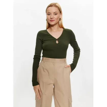 Zdjęcie Noisy May Bluzka Maya 27026248 Zielony Slim Fit