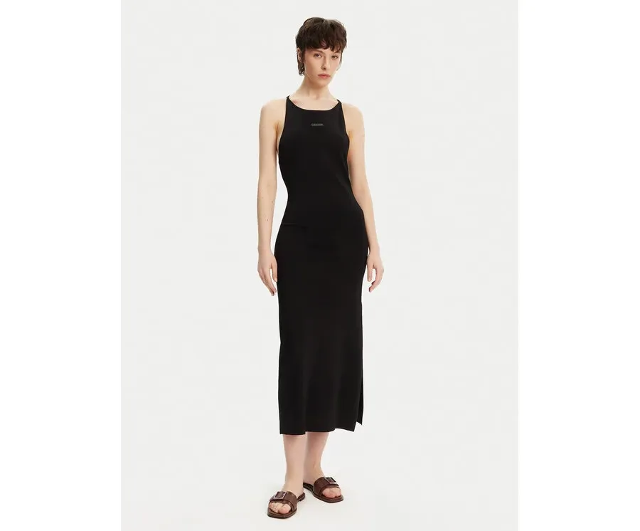 obrazek 1 Calvin Klein Jeans Sukienka codzienna J20J225296 Czarny Slim Fit