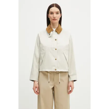 Zdjęcie Barbour kurtka Barbour Sofie Showerproof Jacket kolor beżowy przejściowa oversize LSP0228
