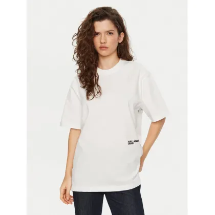 Zdjęcie Karl Lagerfeld Jeans T-Shirt A1W17030 Biały Relaxed Fit