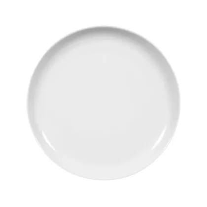 Zdjęcie Płaski okrągły talerz z porcelany 20 cm z Niemiec - Seltmann Weiden