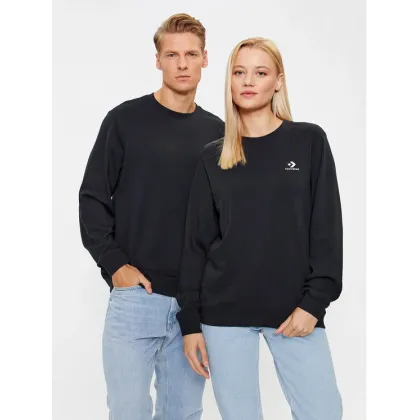 Zdjęcie Converse Bluza Standard Fit Left Chest Star Chev Emb Crew Ft 10023861-A02 Czarny Regular Fit