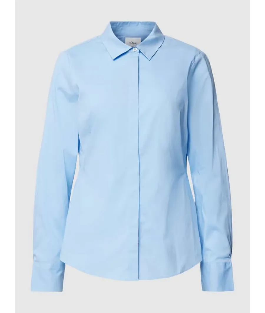 obrazek 1 Bluzka koszulowa z krytą listwą guzikową