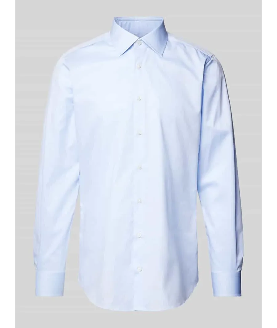 obrazek 1 Koszula biznesowa o kroju slim fit z kołnierzykiem typu kent model ‘TORRI’