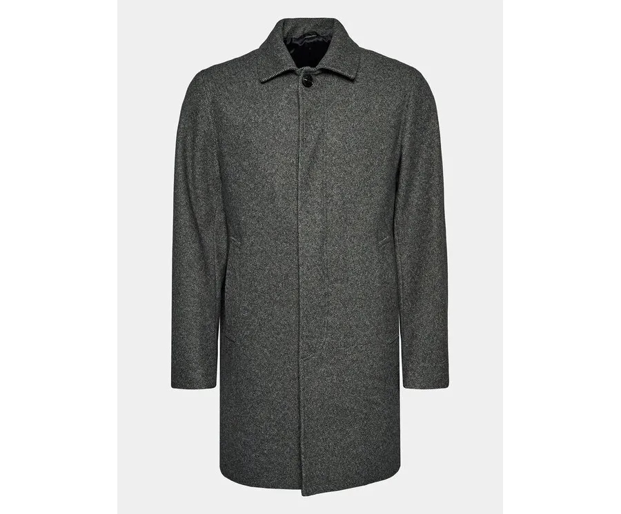 obrazek 1 Lindbergh Płaszcz przejściowy 30-303040 Szary Slim Fit