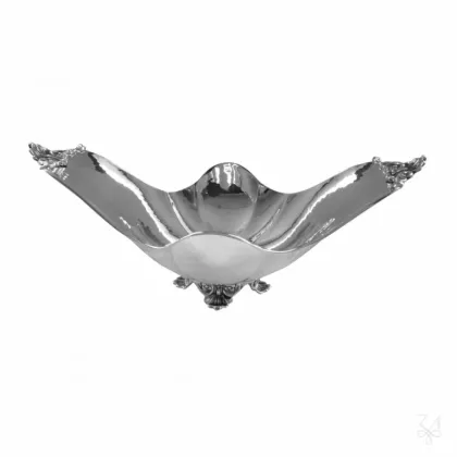Zdjęcie Ekskluzywna srebrna misa Elite 43×20 cm - Zaramella Argenti