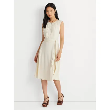 Zdjęcie Lauren Ralph Lauren Sukienka codzienna 250926638001 Écru Regular Fit LAUREN RALPH LAUREN