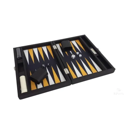 Zdjęcie Luksusowy zestaw do Backgammon w skórzanym opakowaniu - Luxury Products