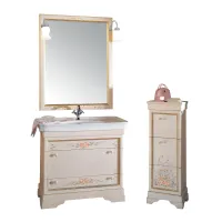 Picture Luxurious hand-decorated bathroom furniture set
