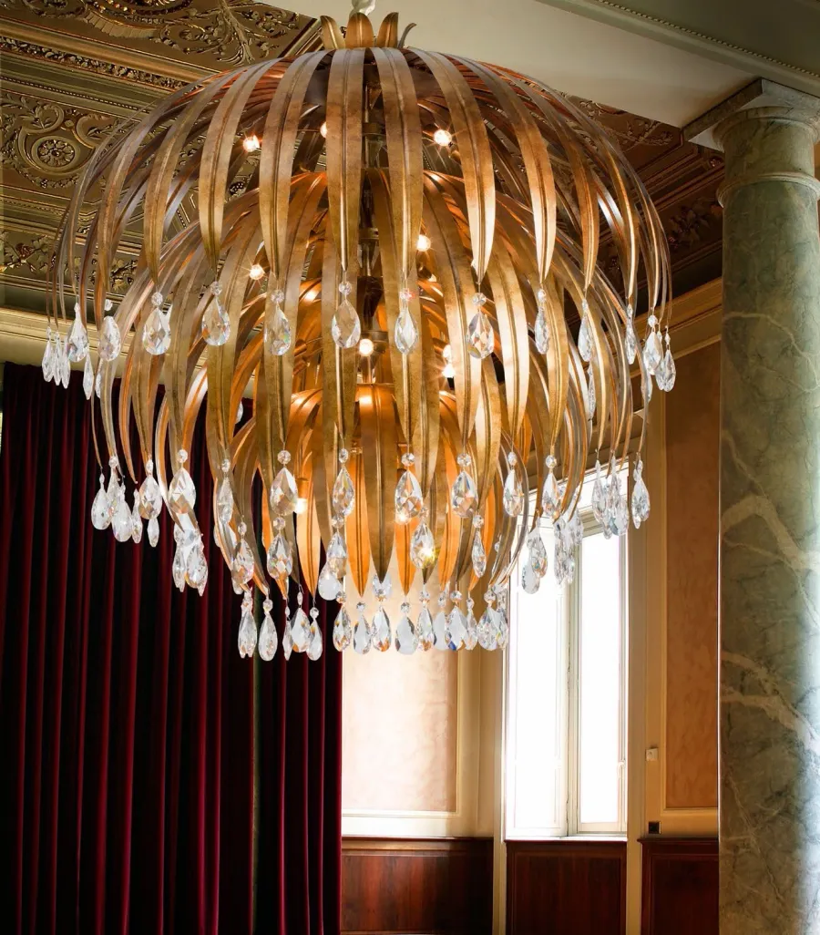 obrazek 1 Wyśmienity żyrandol do salonu - Euro Lamp Art