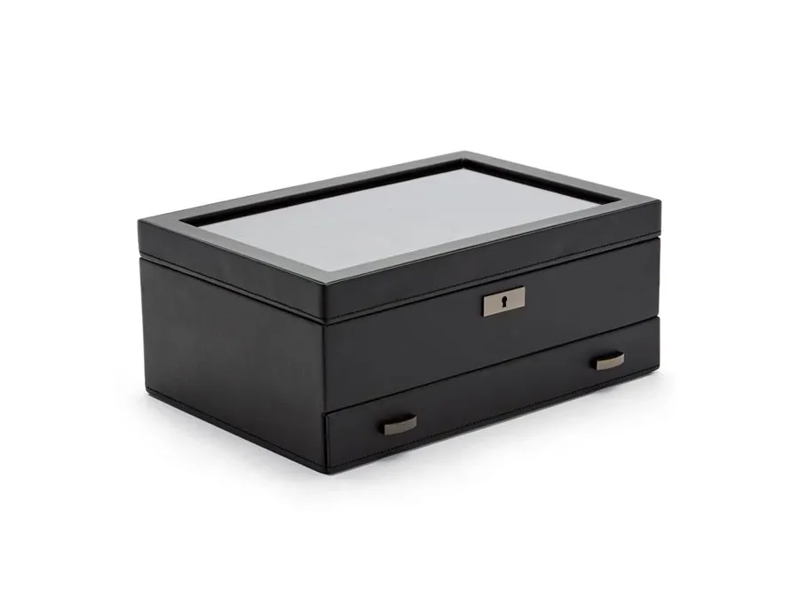obrazek 3 Stylowe etui Axis Powder Coat na 10 zegarków i miejscem na biżuterię