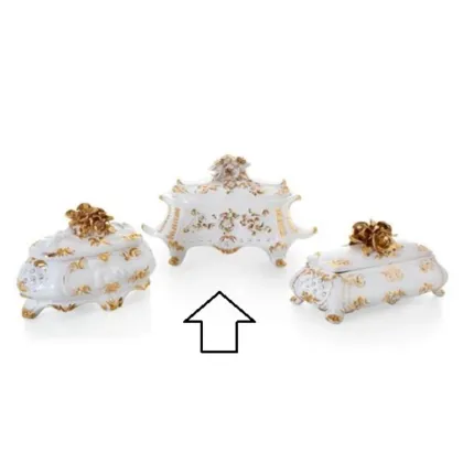 Picture Italian baroque container made of ceramics - Ceramiche ML