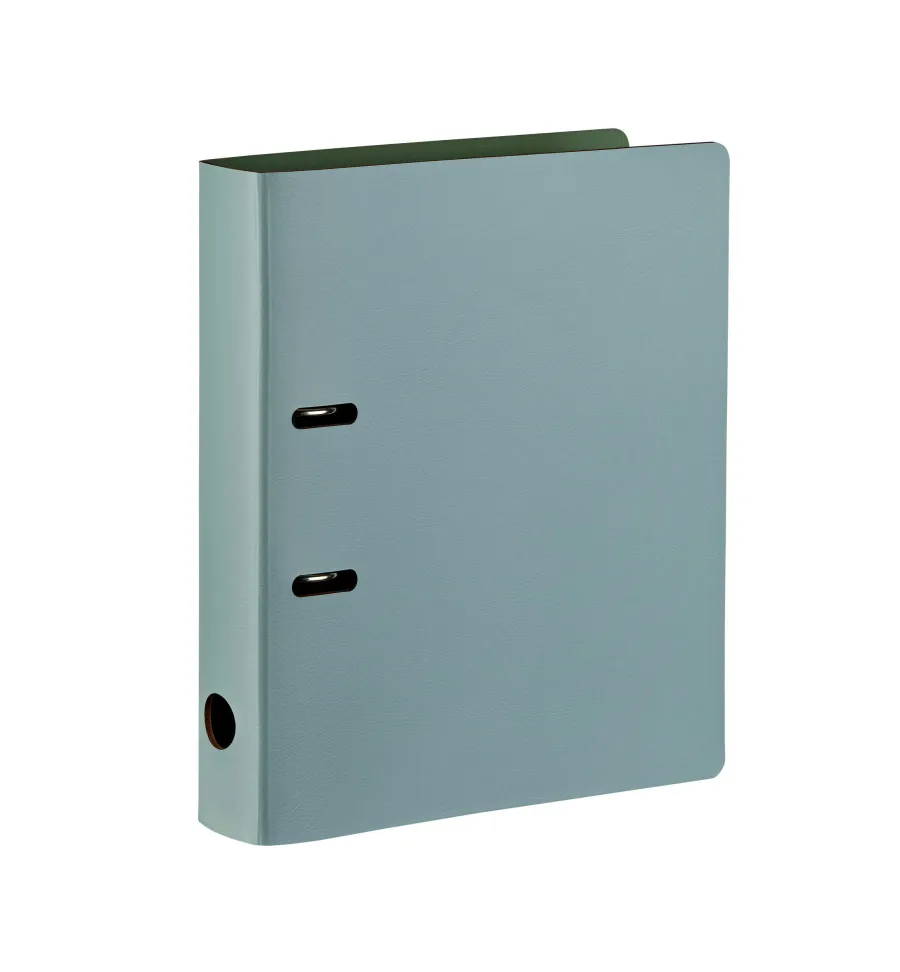 obrazek 1 Stylowy skórzany segregator na dokumenty w kolorze błękitu nieba