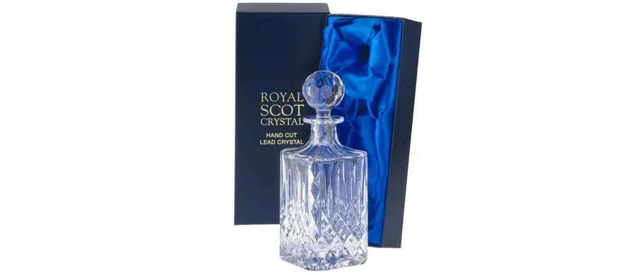 picture 1 Royal Scot Crystal Whisky Carafe London