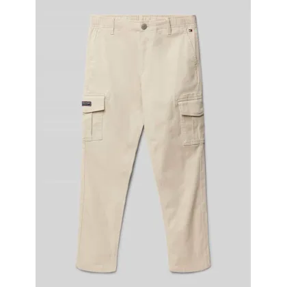 Zdjęcie Spodnie cargo z prostą nogawką i naszywką z logo model ‘UTILITY’