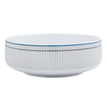 Zdjęcie Miska na płatki z porcelany Orquestra z geometrycznym jednolitym ornamentem - Vista Alegre