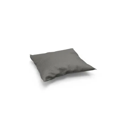 Picture Set of 5 Jolly pillows with removable covers made of waterproof material in a delicate slate color