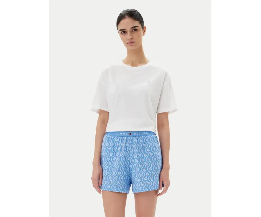 obrazek 1 Tommy Hilfiger Piżama UW0UW05760 Niebieski Regular Fit