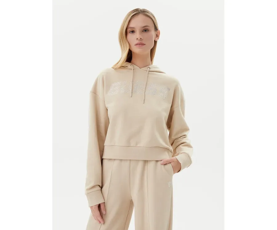 obrazek 1 Guess Bluza V5GQ09 KCRP0 Beżowy Relaxed Fit