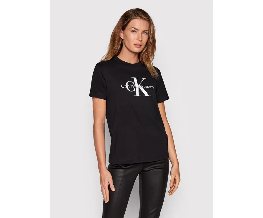 obrazek 1 Calvin Klein Jeans T-Shirt J20J219142 Czarny Regular Fit