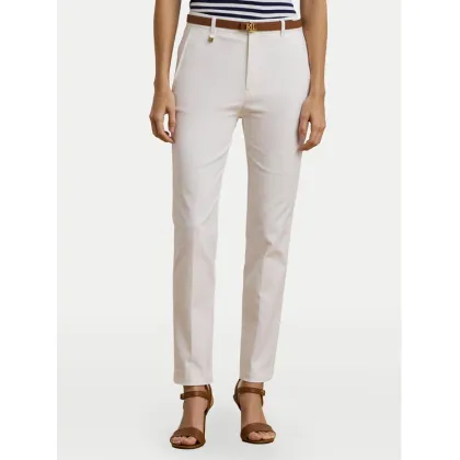 Zdjęcie LAUREN RALPH LAUREN Spodnie materiałowe 200811955005 Biały Skinny Fit