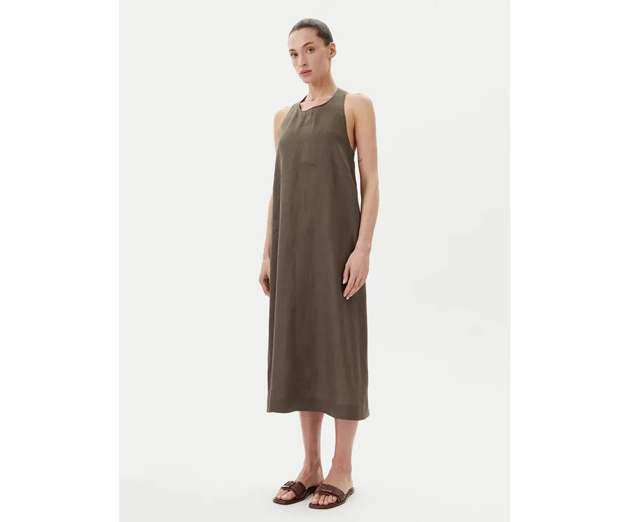 obrazek 1 Max Mara Sukienka letnia Douglas 2516221018 Zielony Relaxed Fit