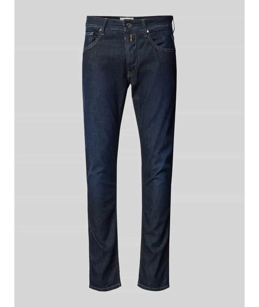 obrazek 1 Replay Jeansy M1008J.000.785 774 Granatowy Slim Fit REPLAY