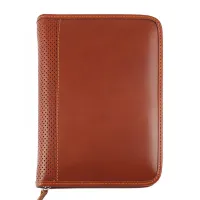Zdjęcie Wykonany we Włoszech skórzany organizer z planerem i kalendarzem - cm 17x24