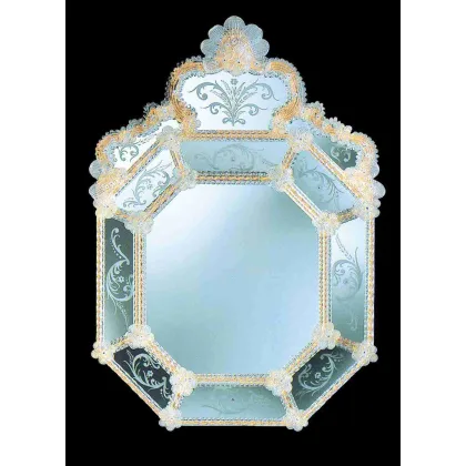 Zdjęcie Luksusowe weneckie lustro ze szkła Murano