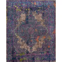 Picture Abstract hand-woven rug from India - Jordan