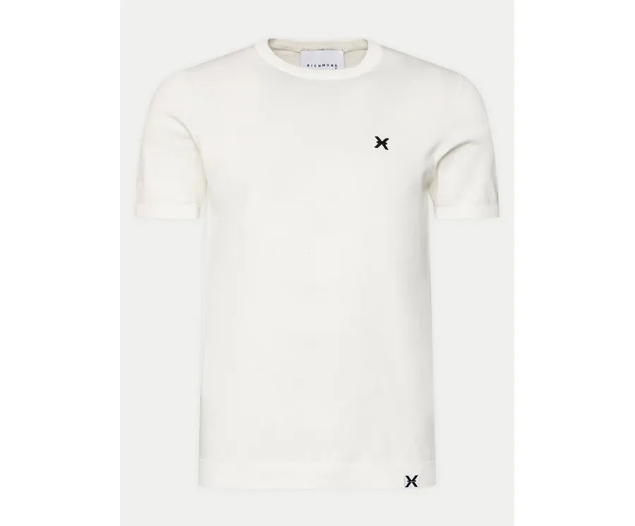 obrazek 1 Richmond X T-Shirt Dagam UMP24032MA Biały Regular Fit