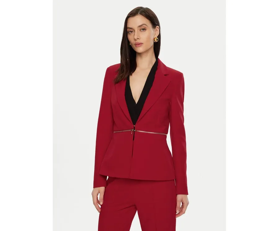 obrazek 1 Rinascimento Marynarka CFC0121908003 Czerwony Regular Fit
