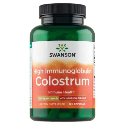 Zdjęcie Swanson High Immunoglobin Colostrum Kapsułki
