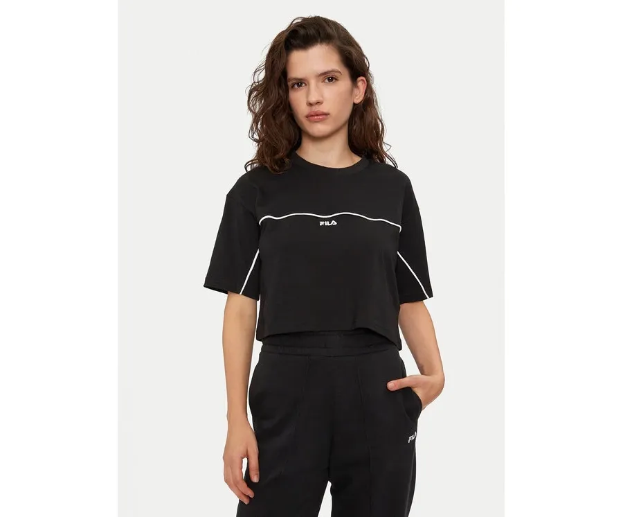obrazek 1 Fila T-Shirt Loobu FAW0908 Czarny Regular Fit