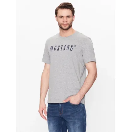Zdjęcie Mustang T-Shirt Alex 1013221 Szary Regular Fit
