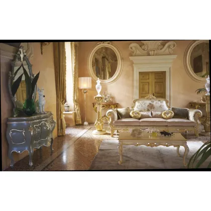 Zdjęcie Prestiżowe antyczne zielone lustro - Morello Gianpaolo