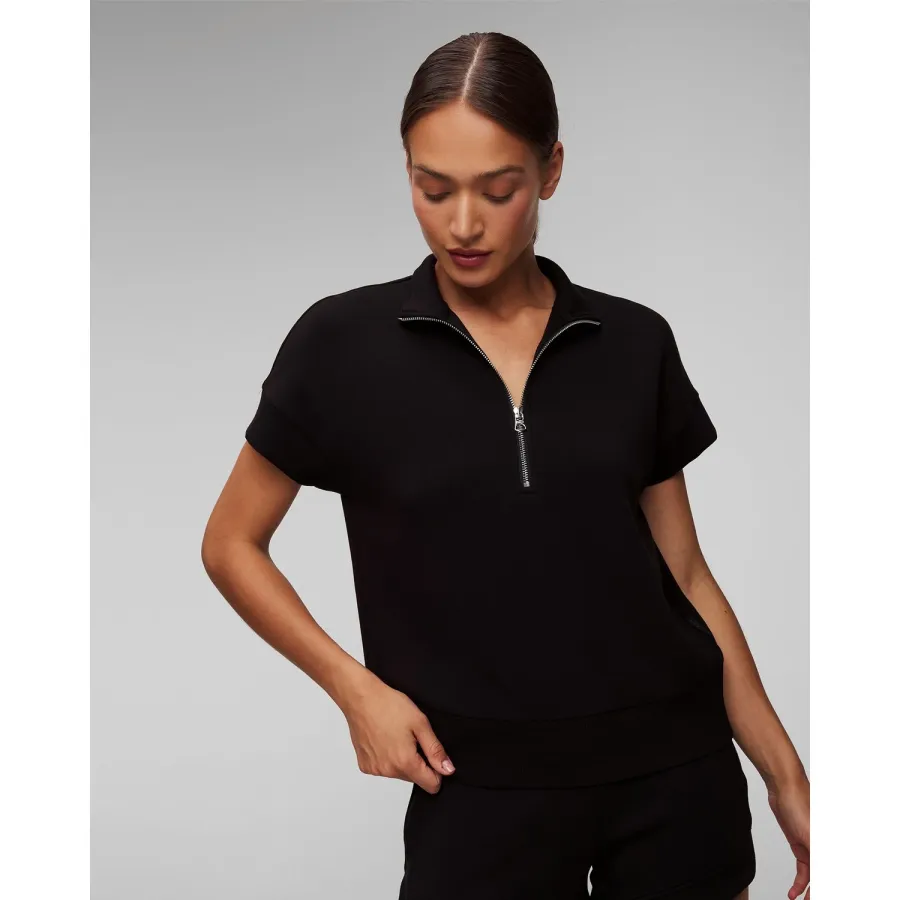 obrazek 1 Czarna Bluza Damska Varley Ritchie Short Sleeve Sweat