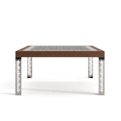 Picture Elite square dining table inspired by arabesques