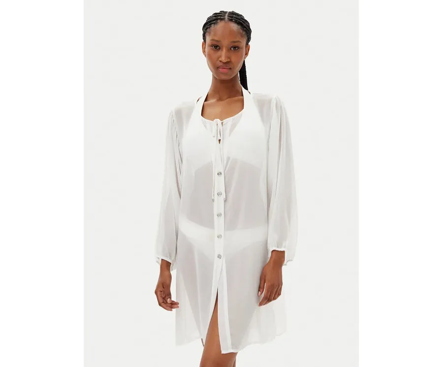 obrazek 1 MICHAEL Michael Kors Kimono MM2R791 Biały Regular Fit