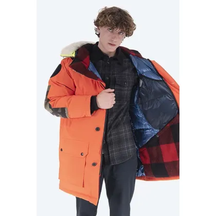 Zdjęcie Griffin kurtka puchowa dwustronna męska kolor pomarańczowy zimowa GW20.03C-POMARAN