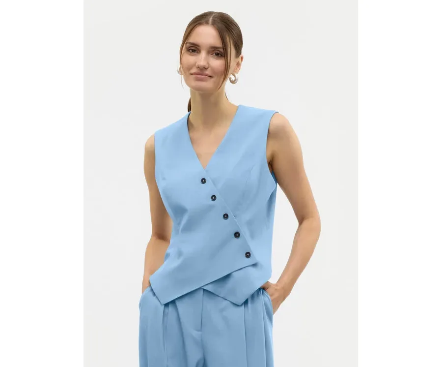 obrazek 1 Vero Moda Kamizelka Liba 10324631 Błękitny Regular Fit