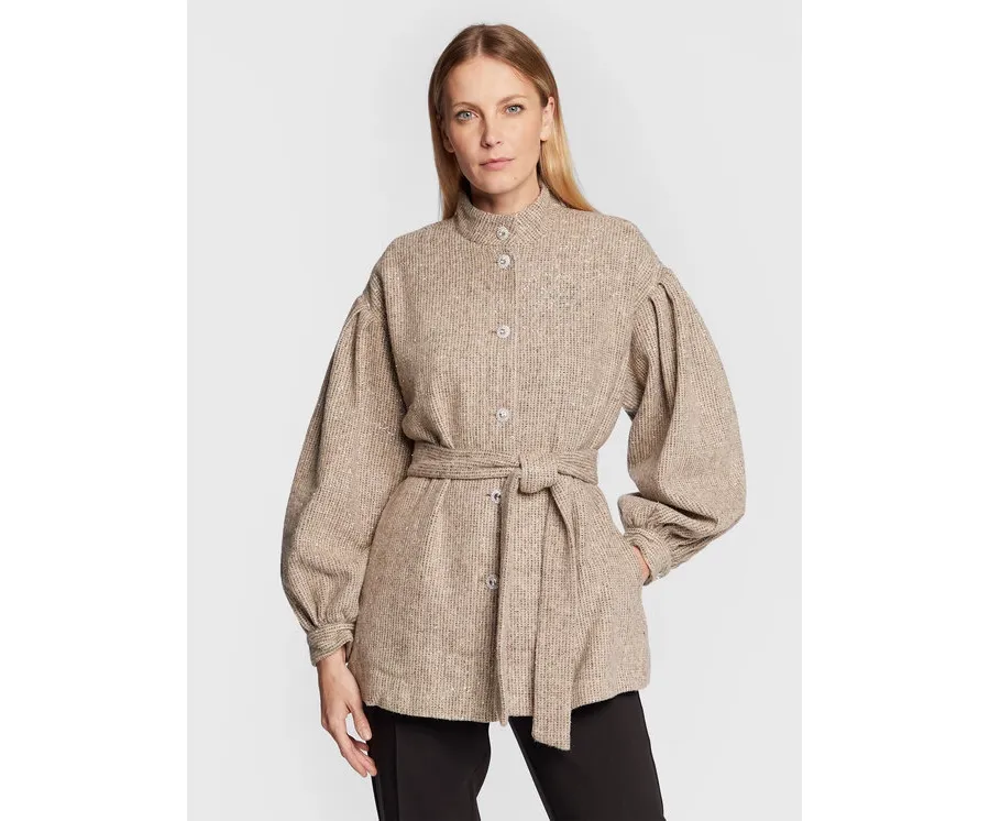 obrazek 1 Bruuns Bazaar Kurtka przejściowa Bergenia Maddi BBW3157 Beżowy Relaxed Fit